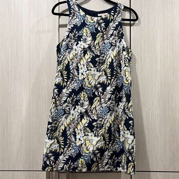 Stitch Fix Skies Are‎ Blue | Sleeveless Shift Dress | Navy White Yellow | XS - Picture 1 of 15